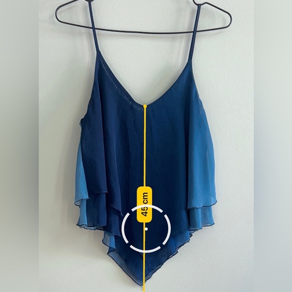 Chiffon spaghetti strap top - Picture 3 of 3